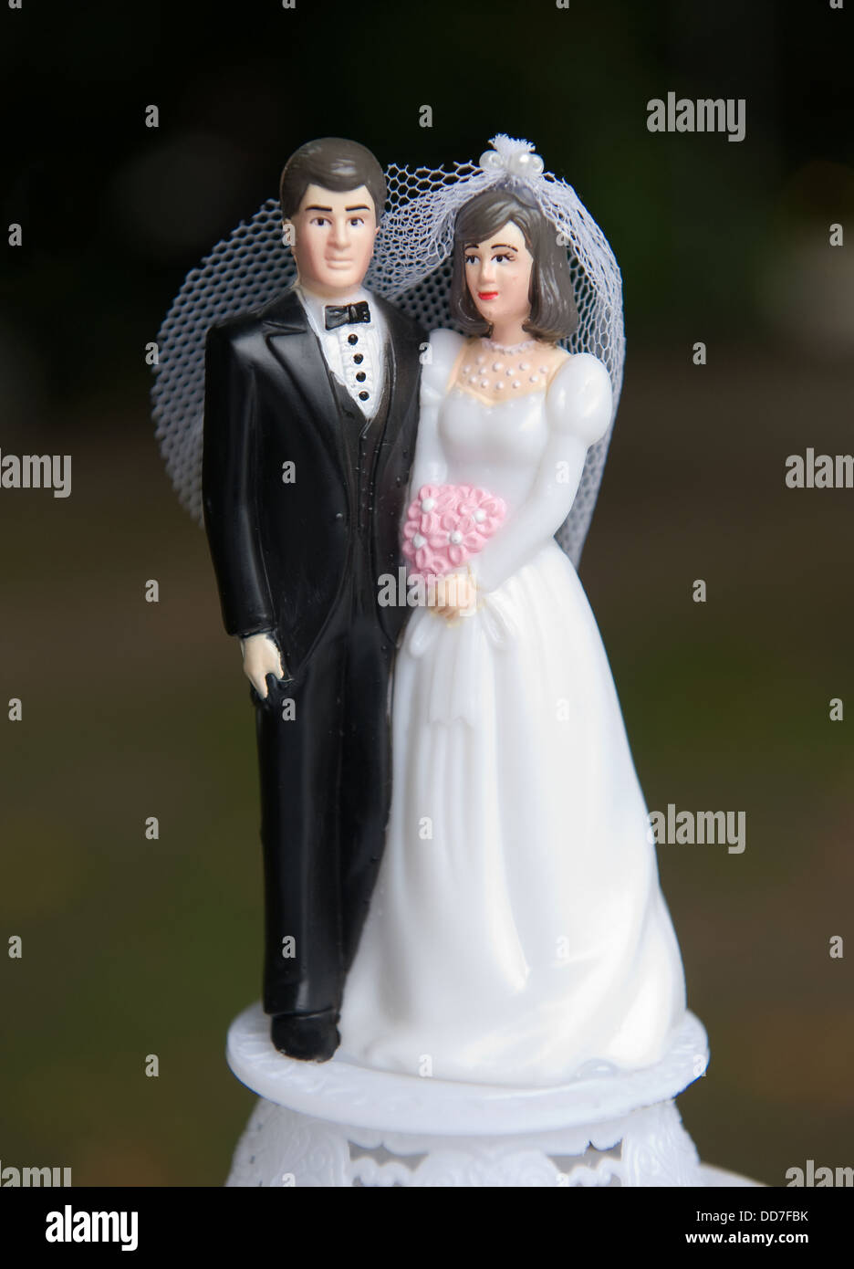 A plastic marriage couple Stock Photo