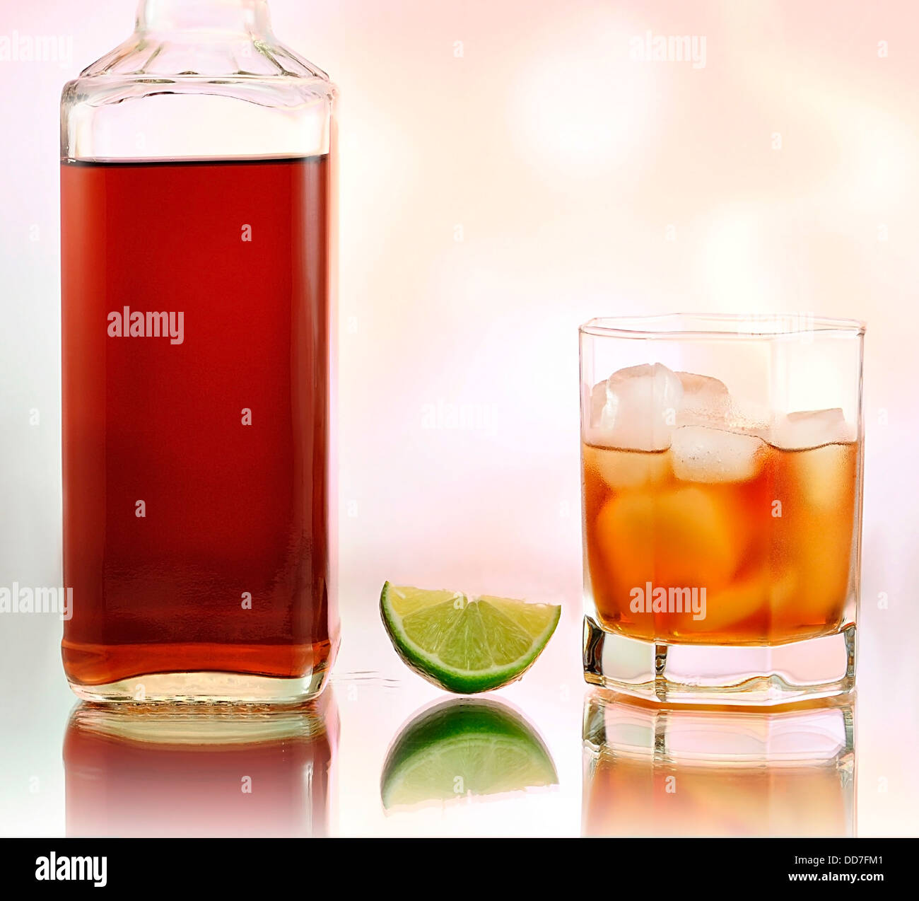 alcohol with lime Stock Photo Alamy