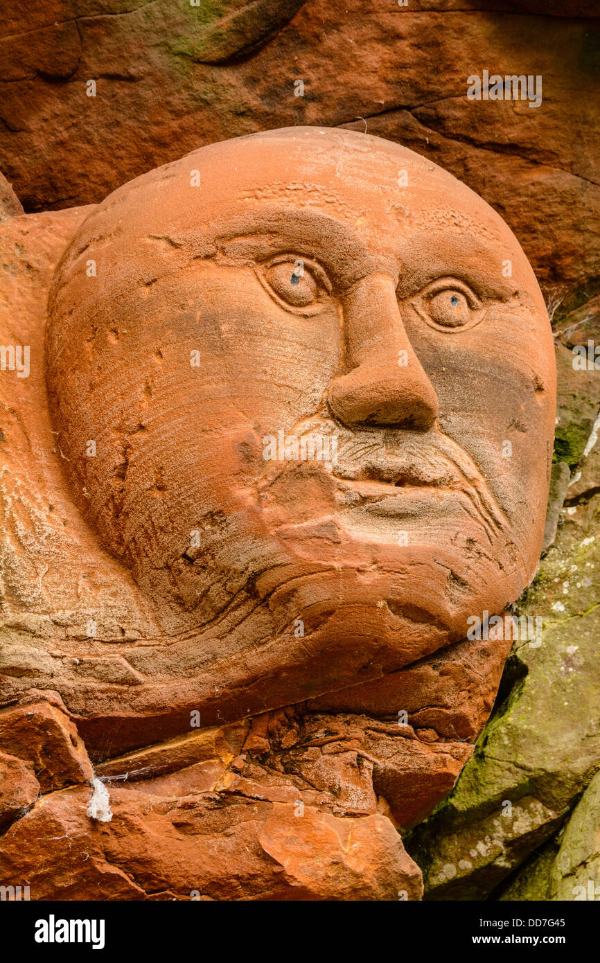 Cliff face carving hi-res stock photography and images - Alamy
