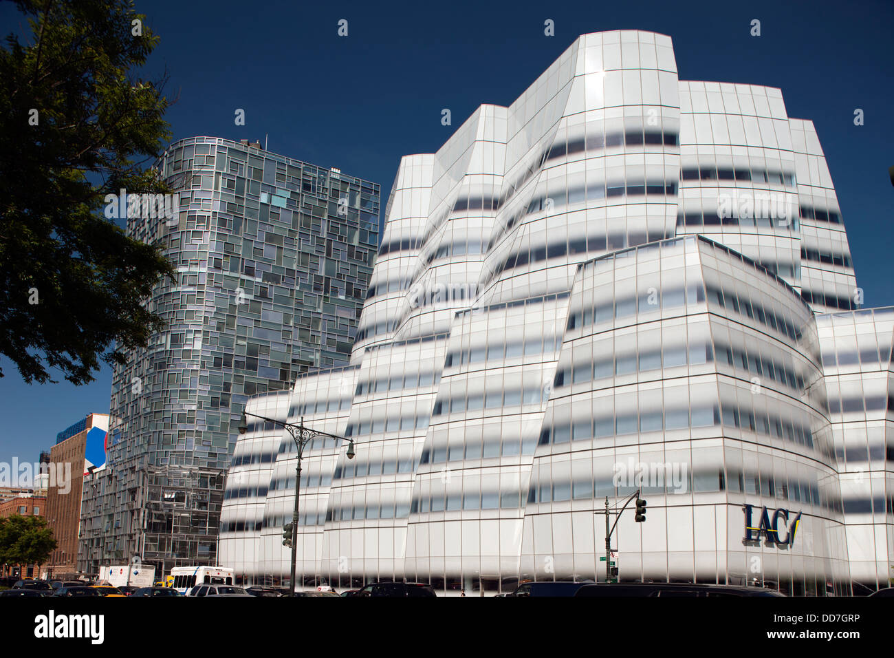 MODERN BUILDINGS WEST SIDE HIGHWAY CHELSEA MANHATTAN NEW YORK USA Stock Photo