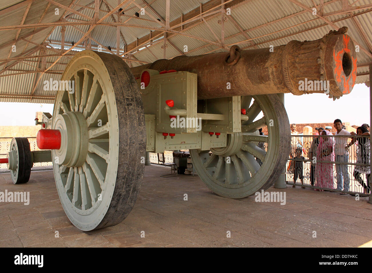 The Jaivana, e world's biggest wheeled cannon ever made. Stock Photo