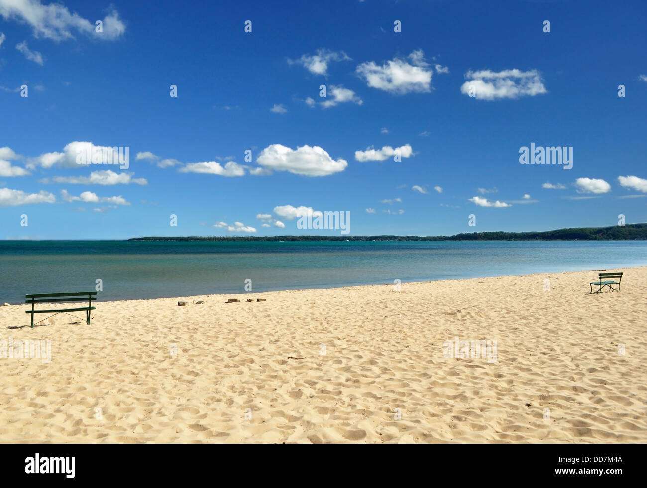 lake Michigan beach Stock Photo Alamy