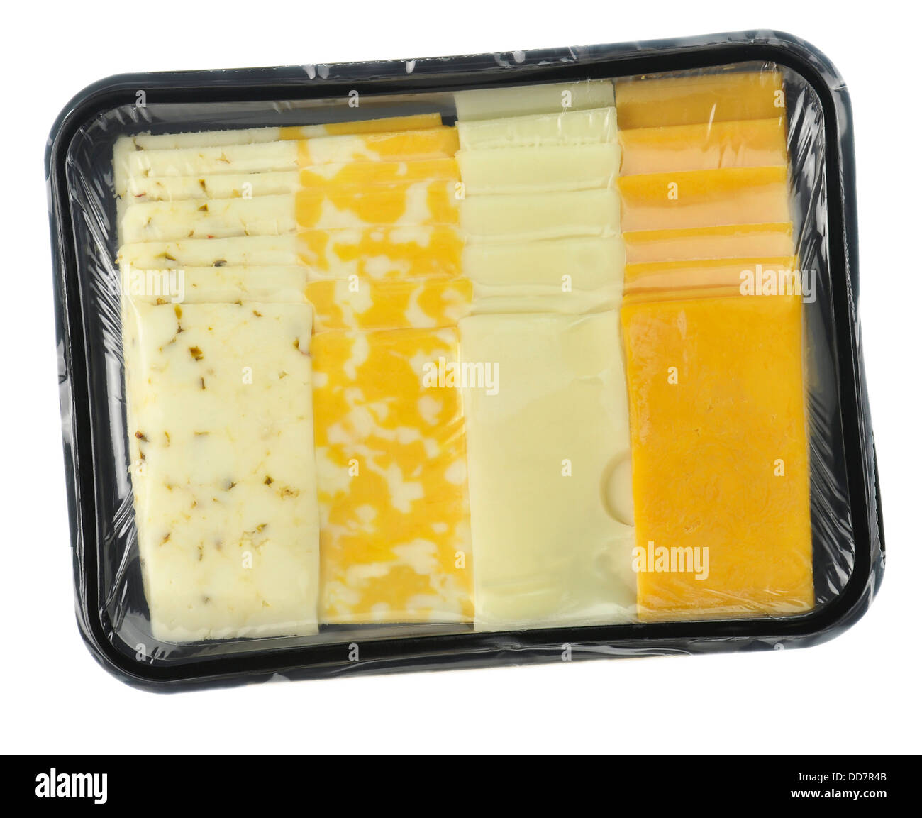 cheese tray slices Stock Photo Alamy