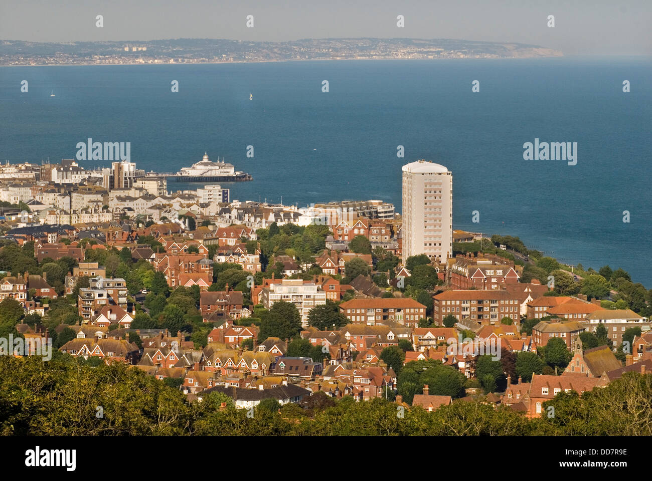 Eastbourne East Sussex UK. South Cliff Tower tower block flats HOMER