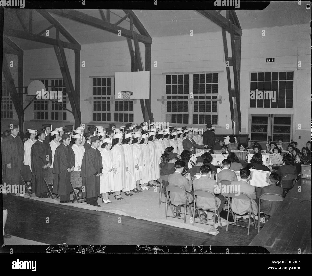 Granada Relocation Center, Amache, Colorado. Amache High School
