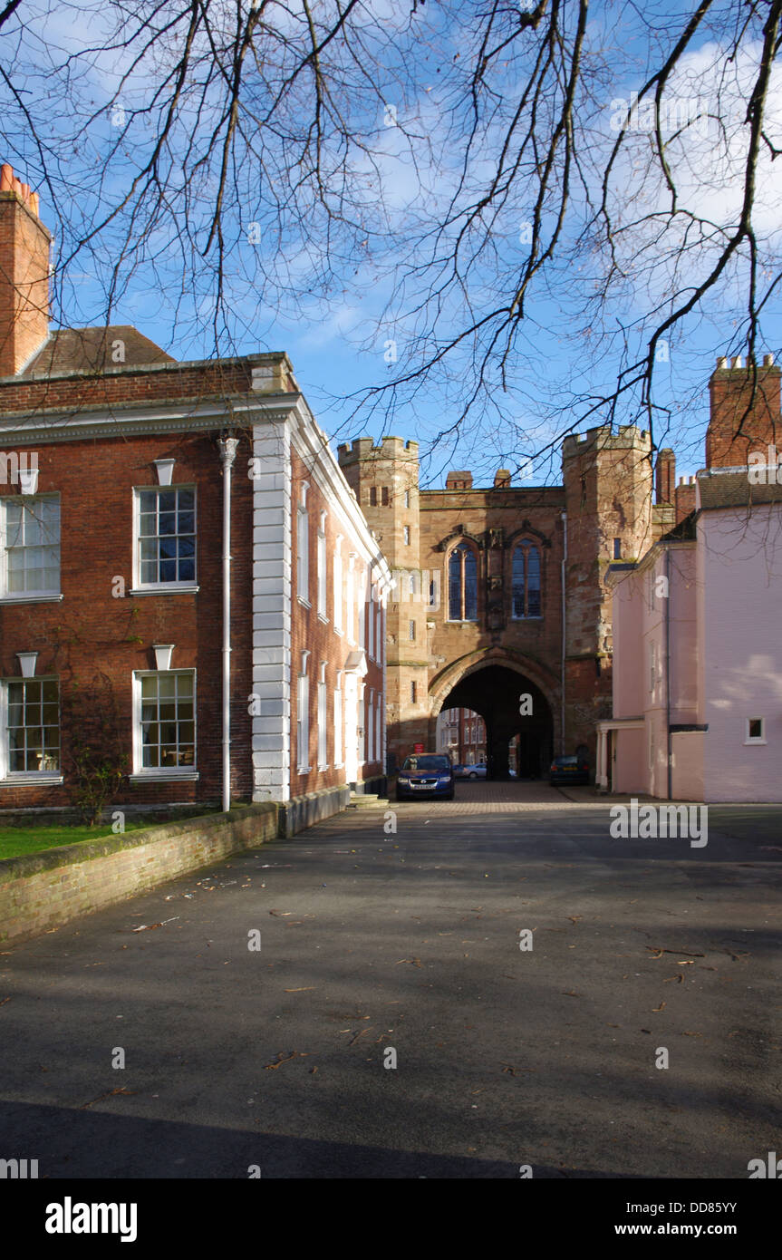 Edgar Tower, College Green, Worcester Stock Photo Alamy