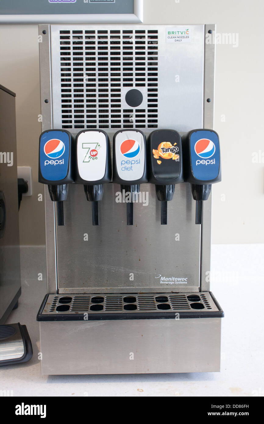 soda machine Stock Photo