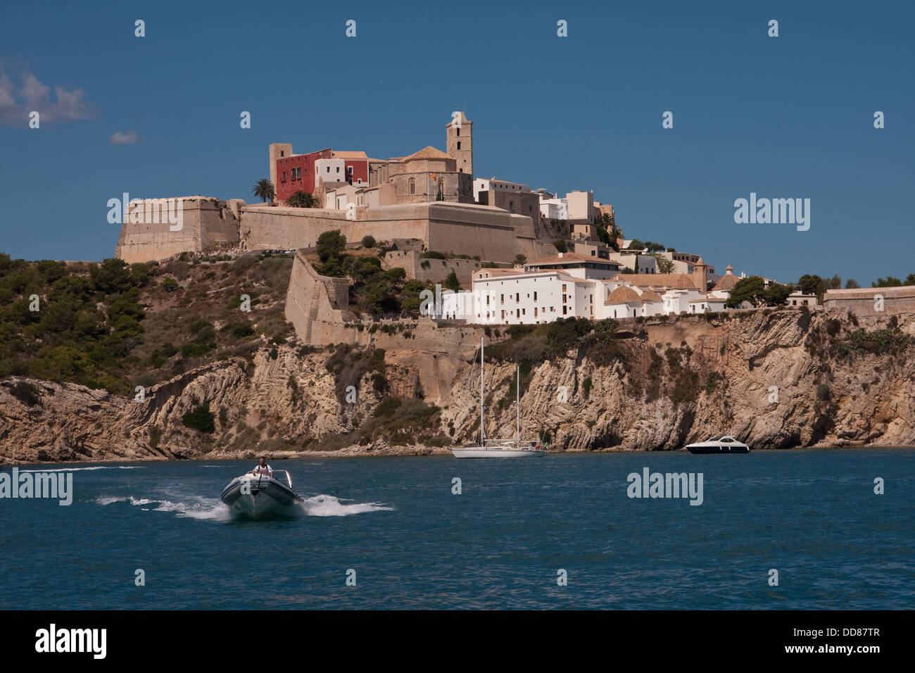 Ibiza Town Balearic Islands Stock Photo
