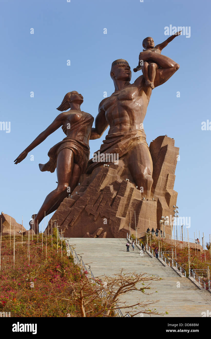 Le Monument de la Renaissance Africaine (African Reneissance Monument), Dakar, Senegal, Africa