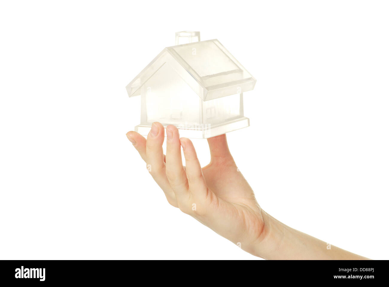 house in hand Stock Photo Alamy