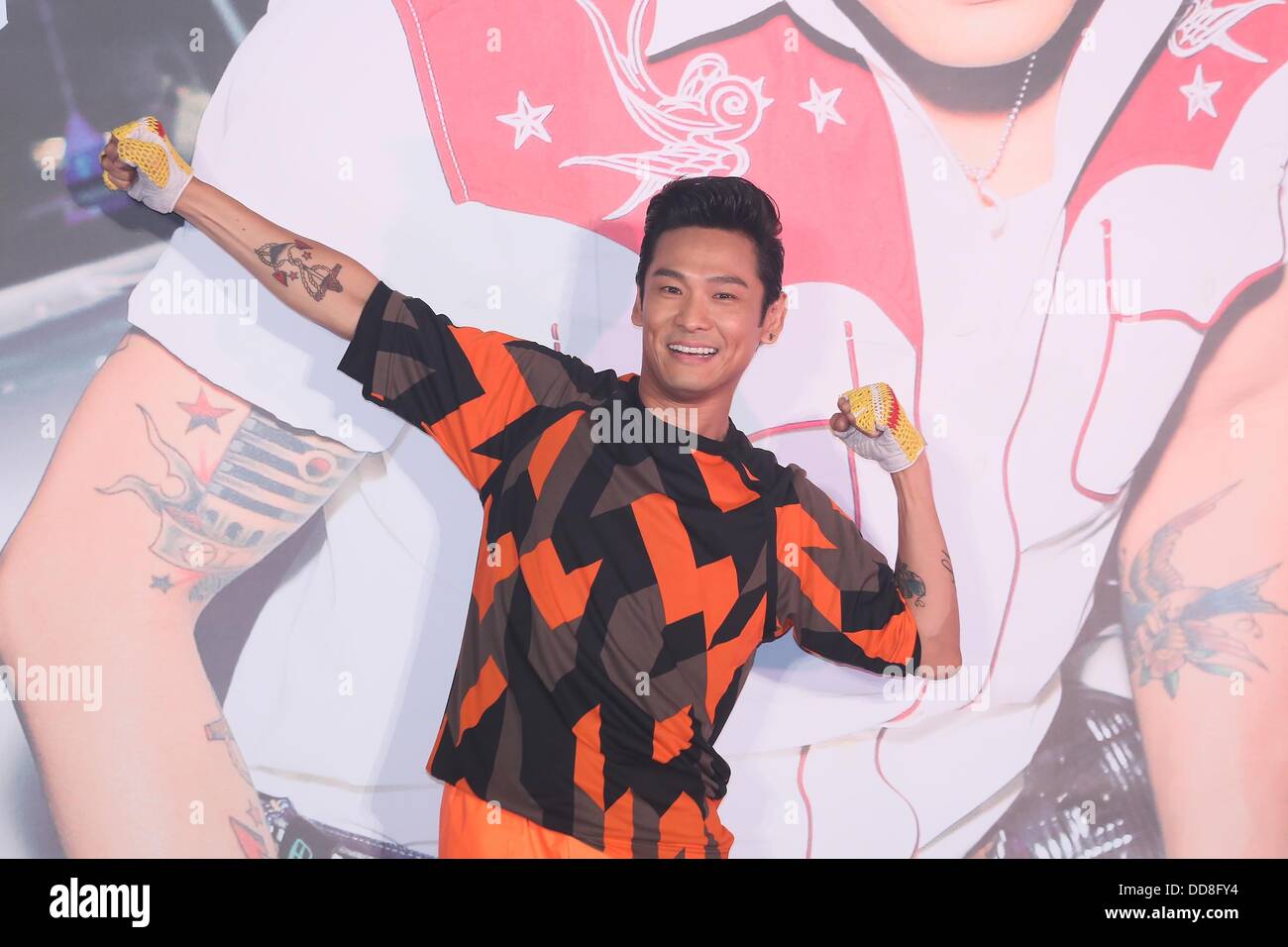 Alex To attends press conference of his new album in Taipei, China on