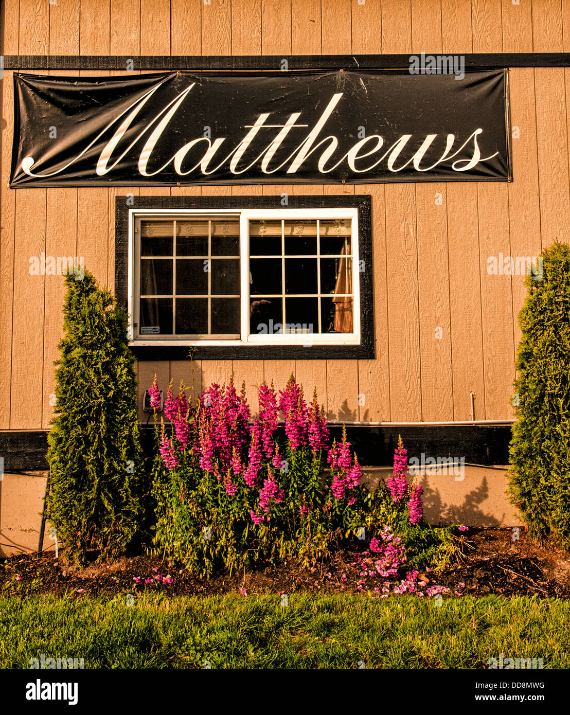 USA, Washington, Woodinville. Matthews Estate in Woodinville Stock