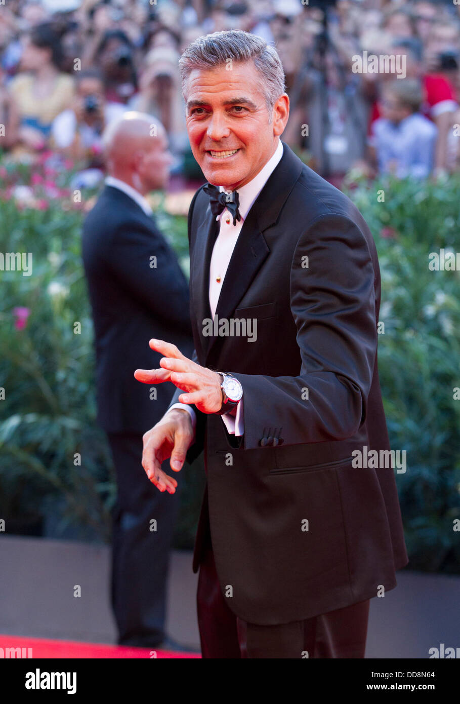 GEORGE CLOONEY GRAVITY PREMIERE 70TH VENICE FILM FESTIVAL LIDO VENICE  ITALY 28 August 2013 Stock Photo