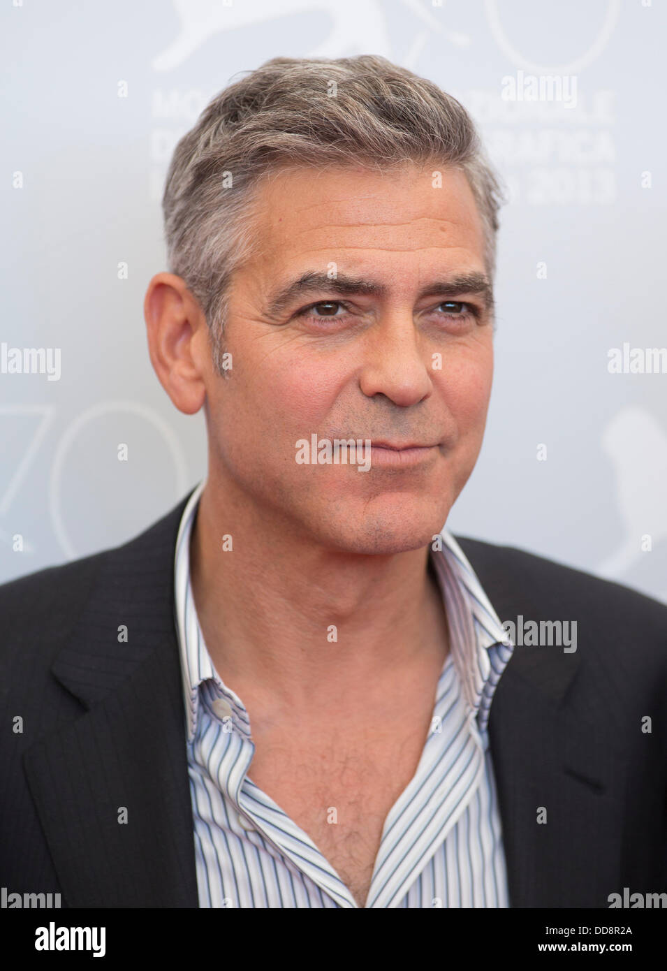 GEORGE CLOONEY GRAVITY PHOTOCALL 70TH VENICE FILM FESTIVAL LIDO VENICE  ITALY 28 August 2013 Stock Photo