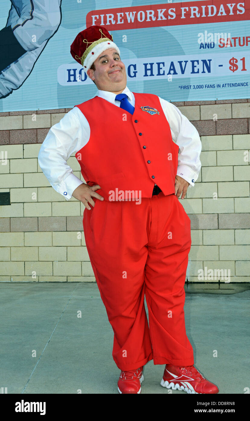 King Henry the Brooklyn Cyclones baseball clown Photographed at