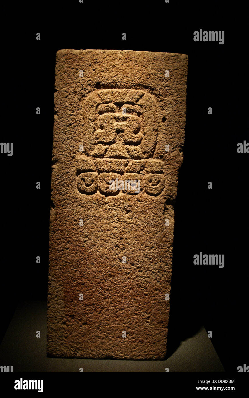 Stone stela, Zapotec civilization, National Museum of Anthropology
