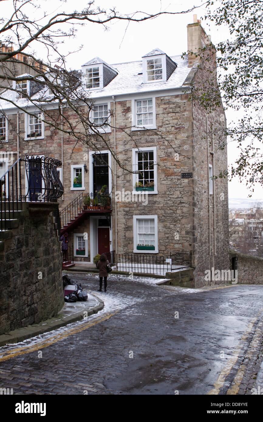 Calles y edificios en Edimburgo, Escocia - UK. Stock Photo