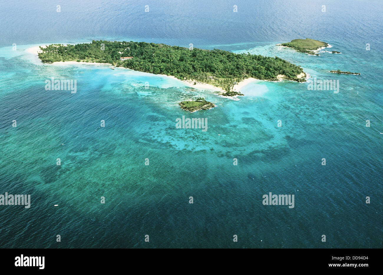 Cayo Levantado. Bahía de Samaná. Dominican Republic, north east coast
