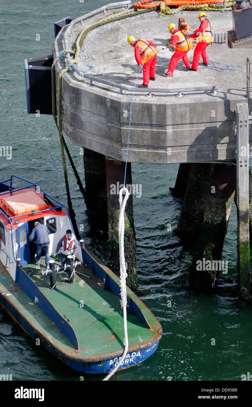 Docking at Ringaskiddy Ferry Port, County Cork, Ireland Stock Photo Alamy