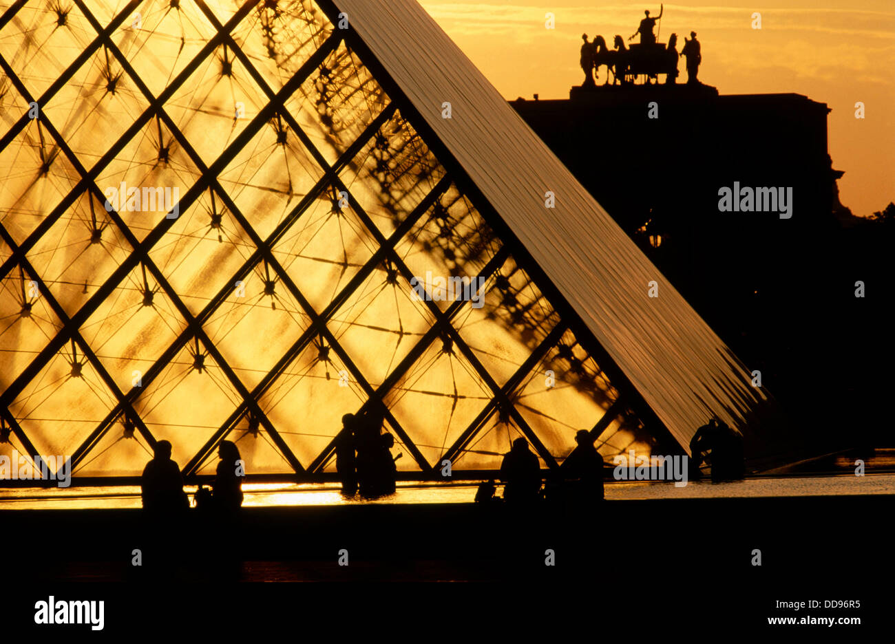 Le Louvre. Paris. France Stock Photo