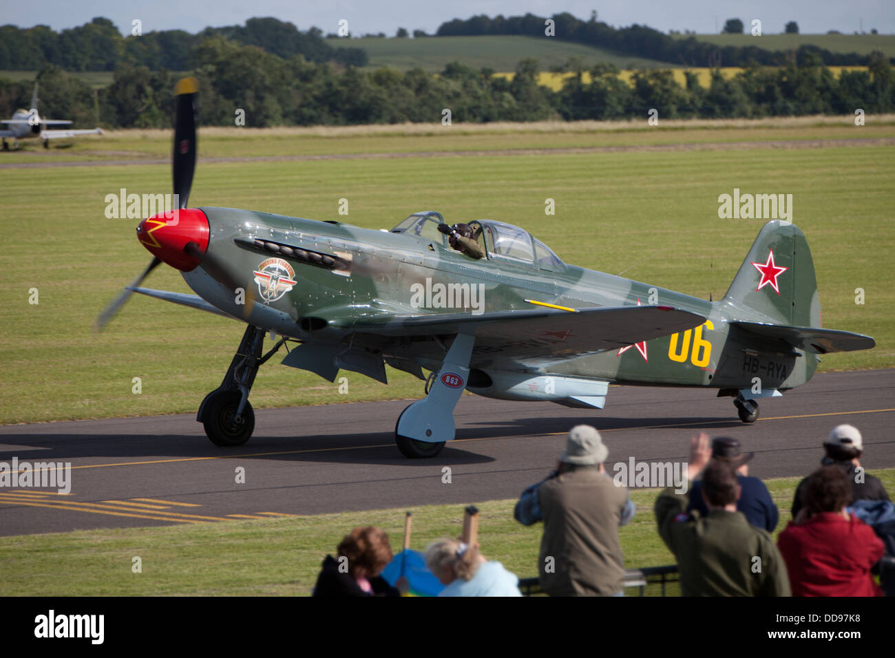 air display at Imperial war museum duxford Stock Photo - Alamy