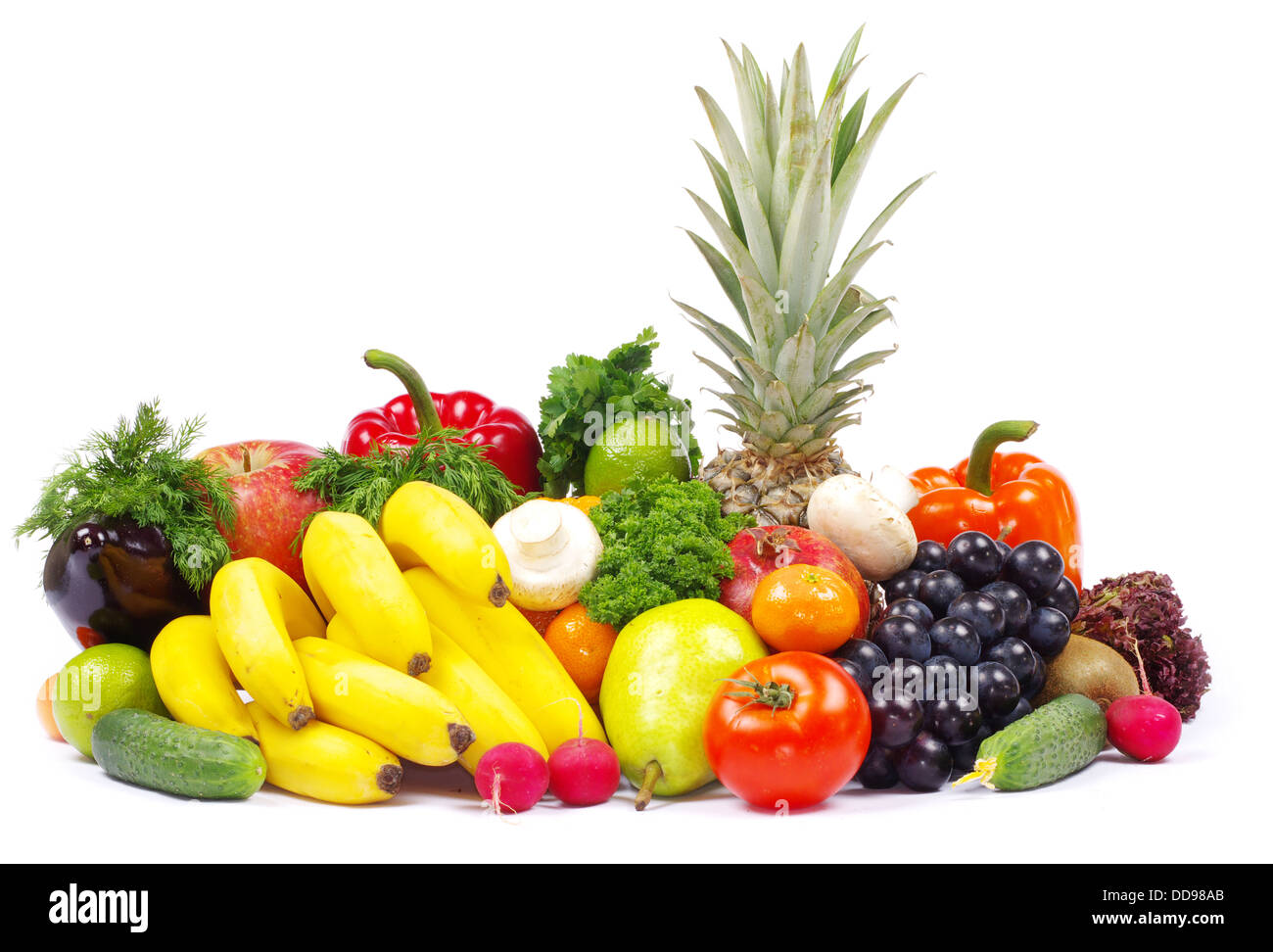 fruits and vegetables Stock Photo