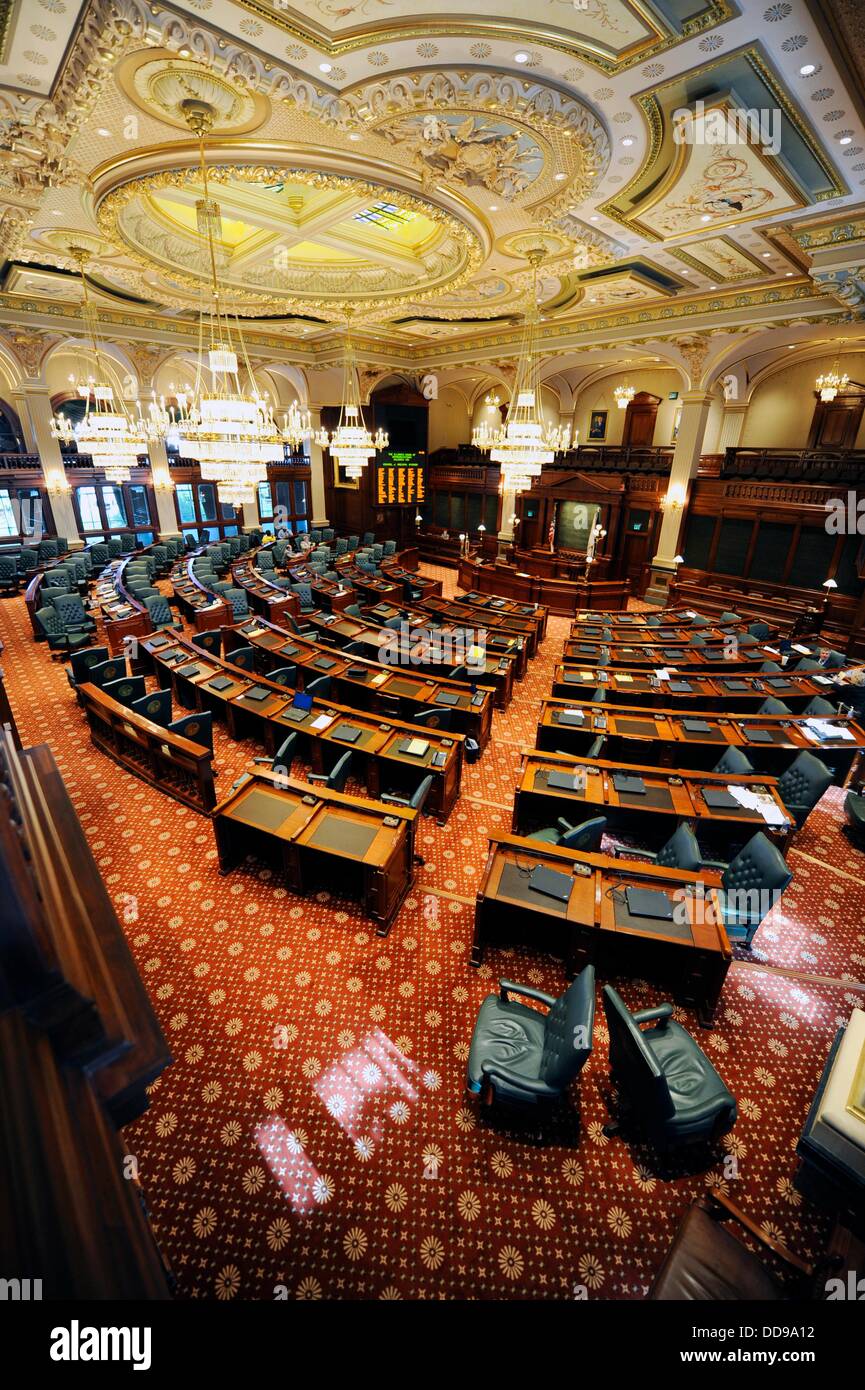 House of Representatives Chamber Springfield Illinois State Capitol