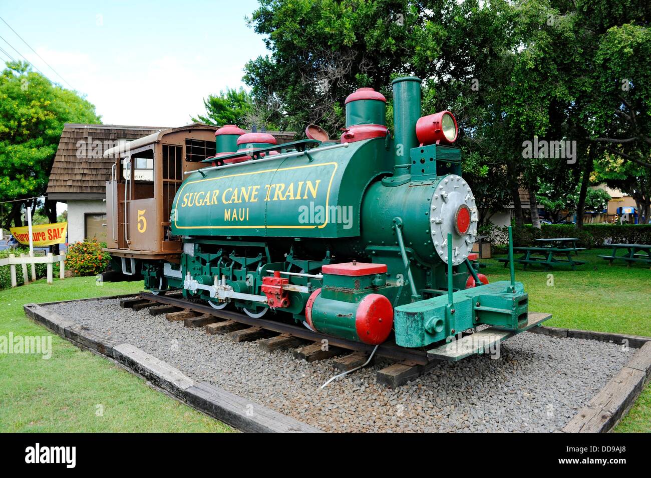 Sugar Cane Train Lahaina Kaanapali Maui Hawaii Stock Photo - Alamy