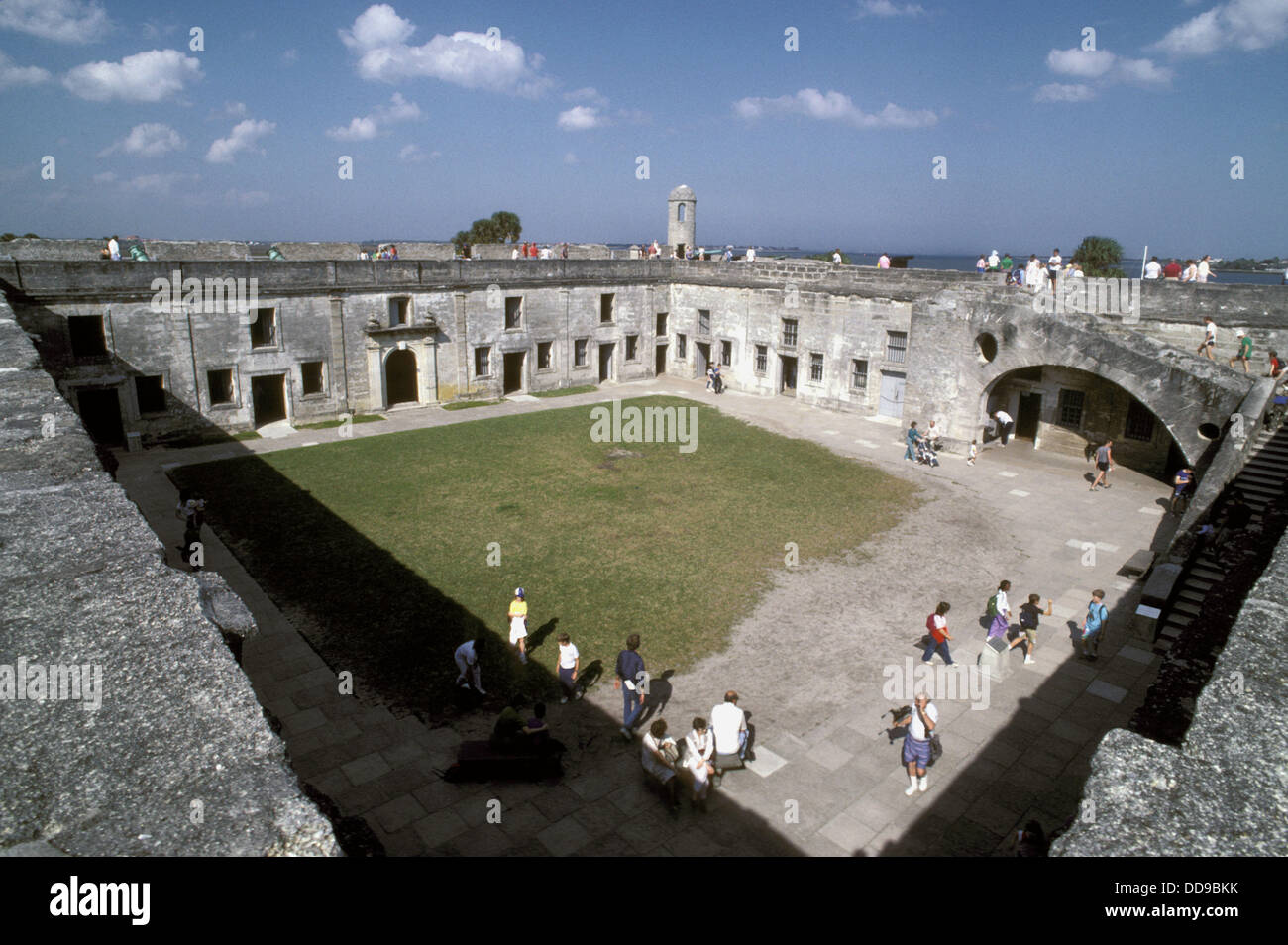 Fort at Saint Augustine. Florida. USA Stock Photo Alamy