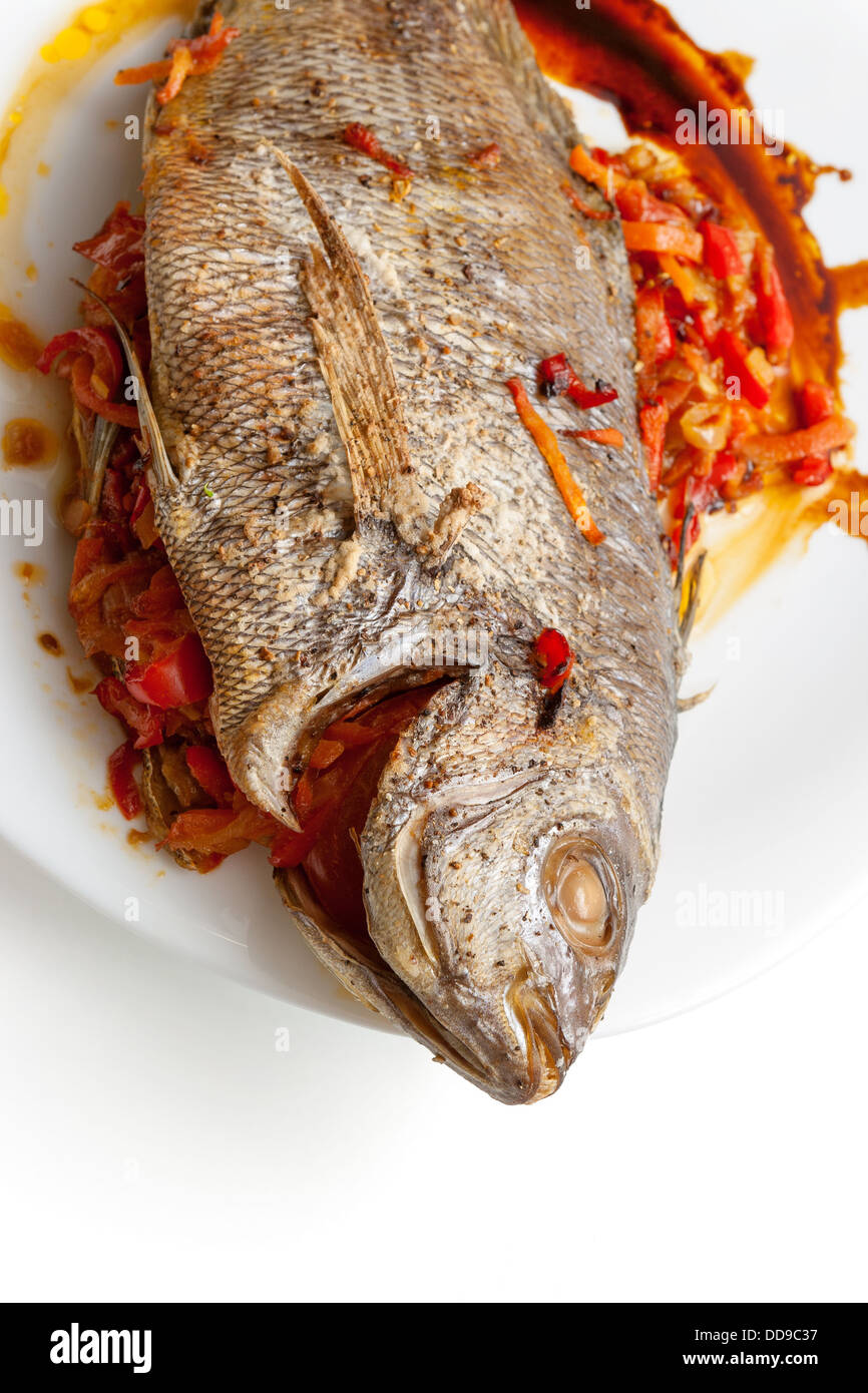 Real Cooked Fish Image Whole fish cooked hi-res stock photography and images - Alamy