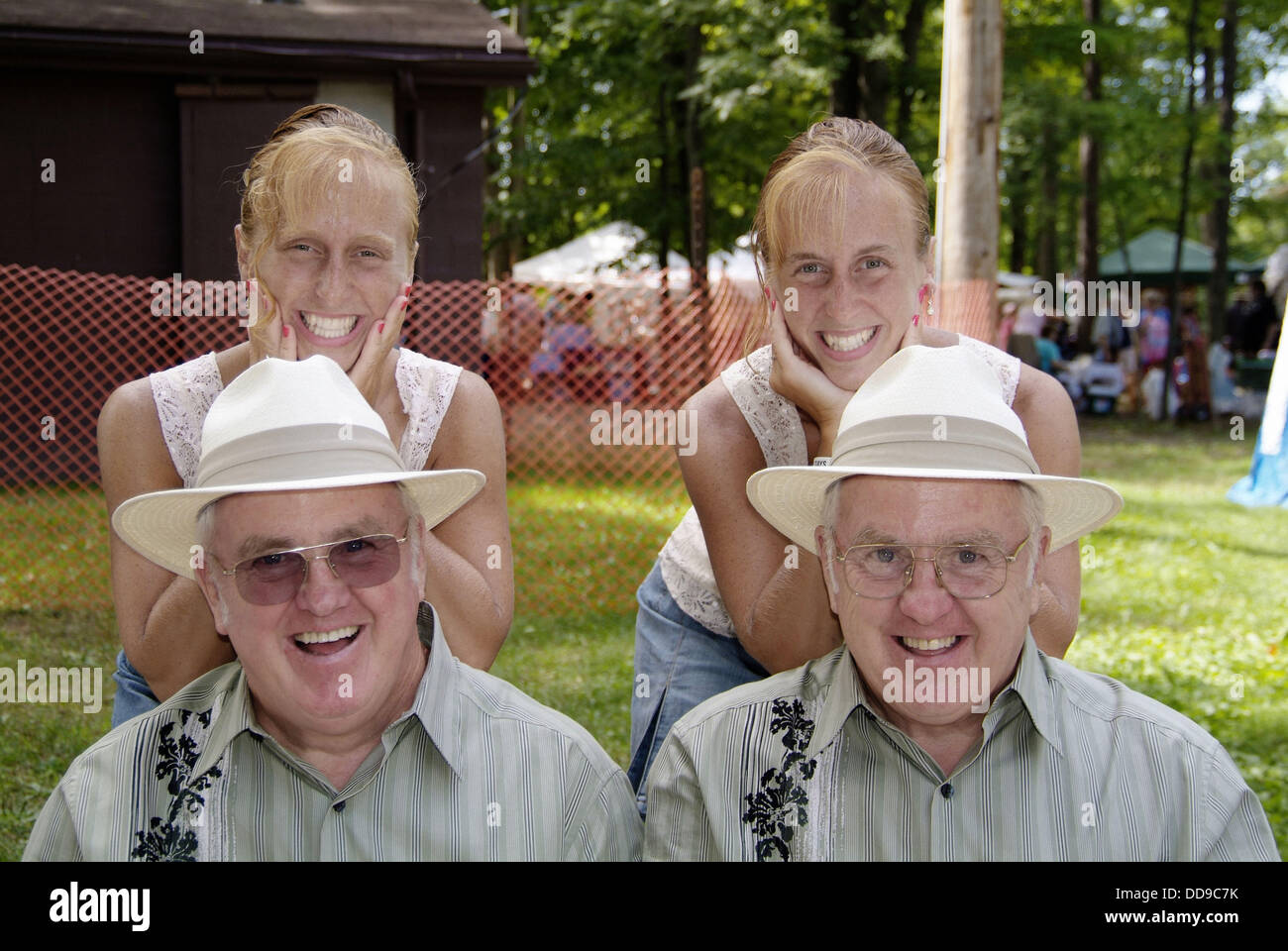 Twins Convention at Twinsburg. Ohio. USA Stock Photo Alamy