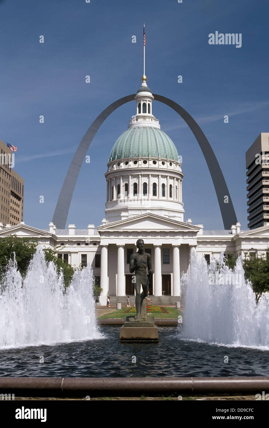 Jefferson National Expansion Memorial St Louis Missouri MO and the St