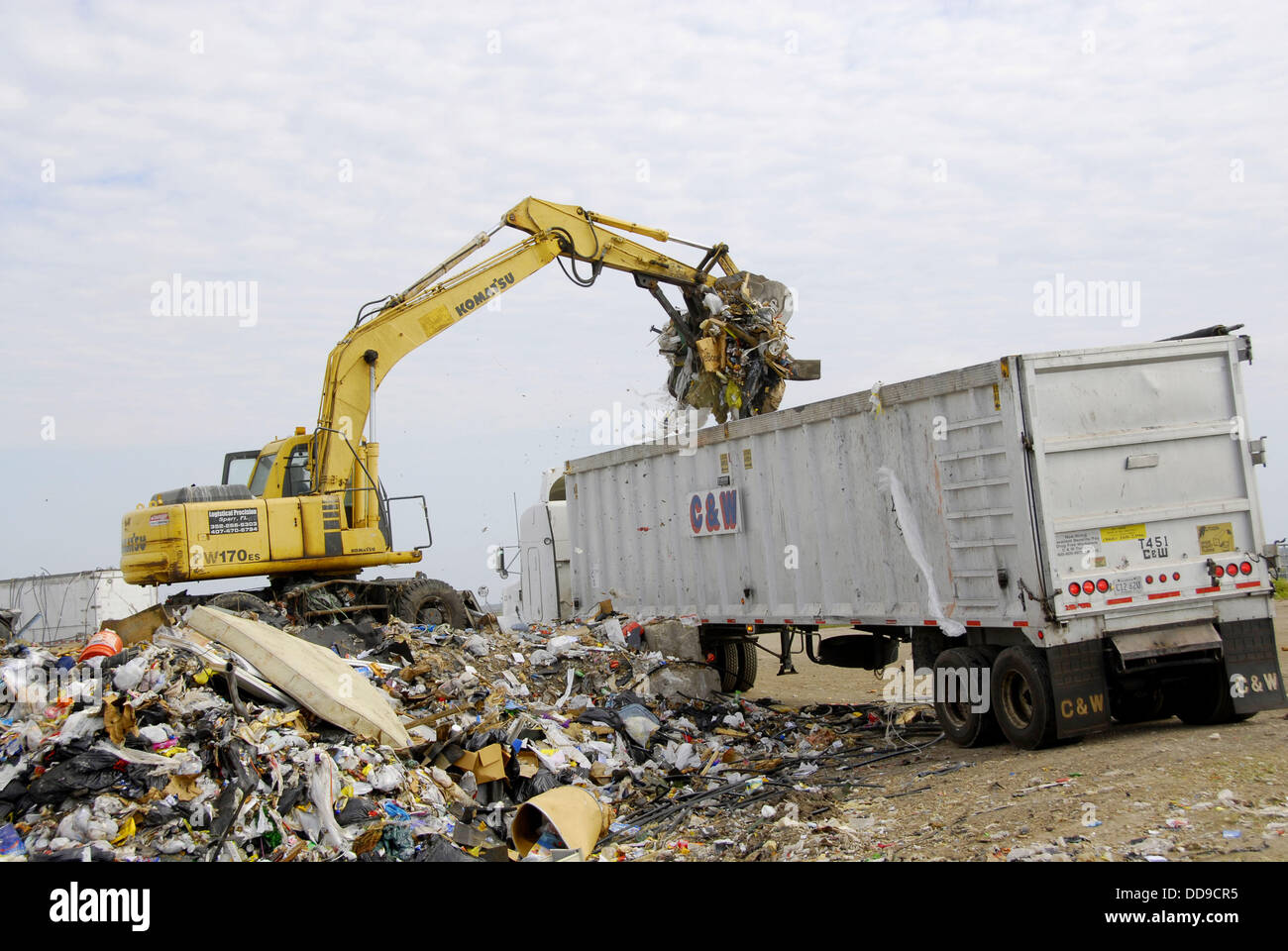 Reduce Reuse Recycle Landfill Stock Photo - Alamy
