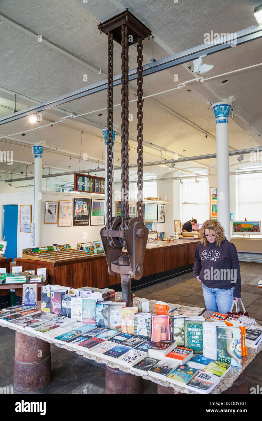 England, West Yorkshire, Bradford, Saltaire, Salts Mill, Salts Book and