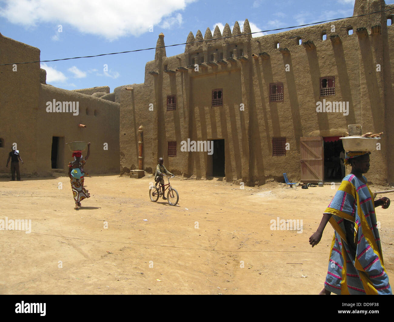 Typical houses, Djenné. Mali Stock Photo Alamy