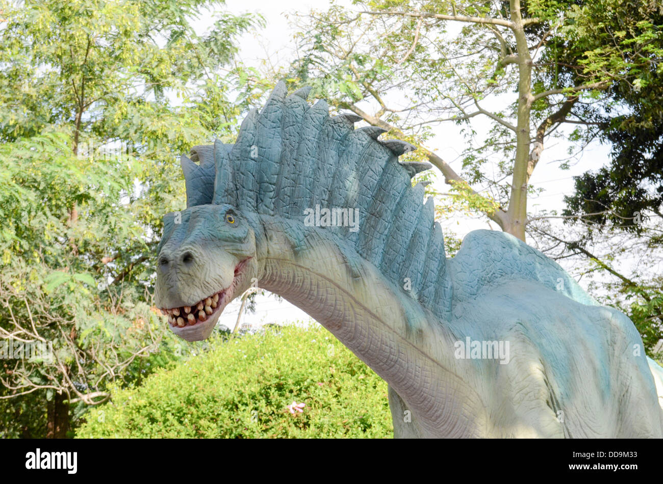 Amargasaurus is a genus of dicraeosaurid sauropod dinosaur Stock Photo