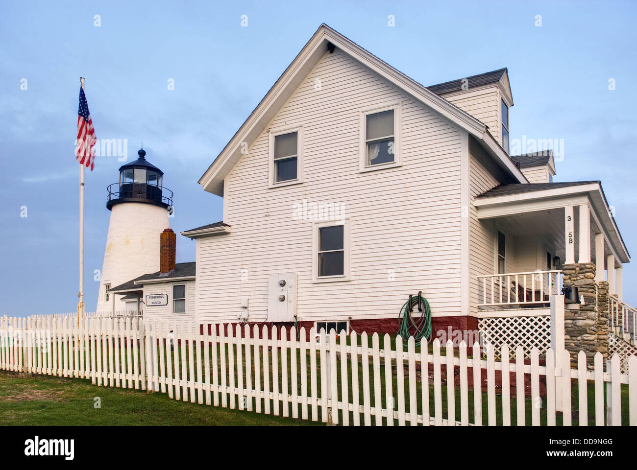 Pemaquid Point Lighthouse, Bristol Maine USA Stock Photo Alamy