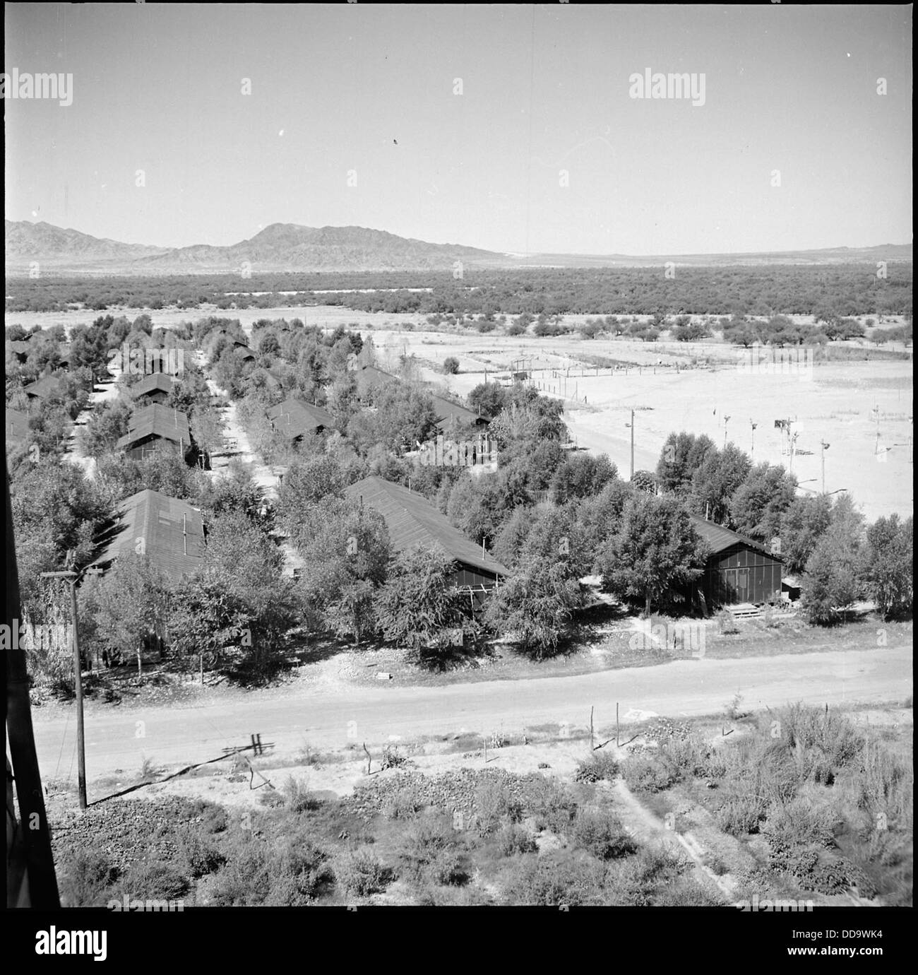Poston, Arizona. Although Poston, Arizona is soon to be closed to Japanese Americans, it has alread . . . - - 539893 Stock Photo