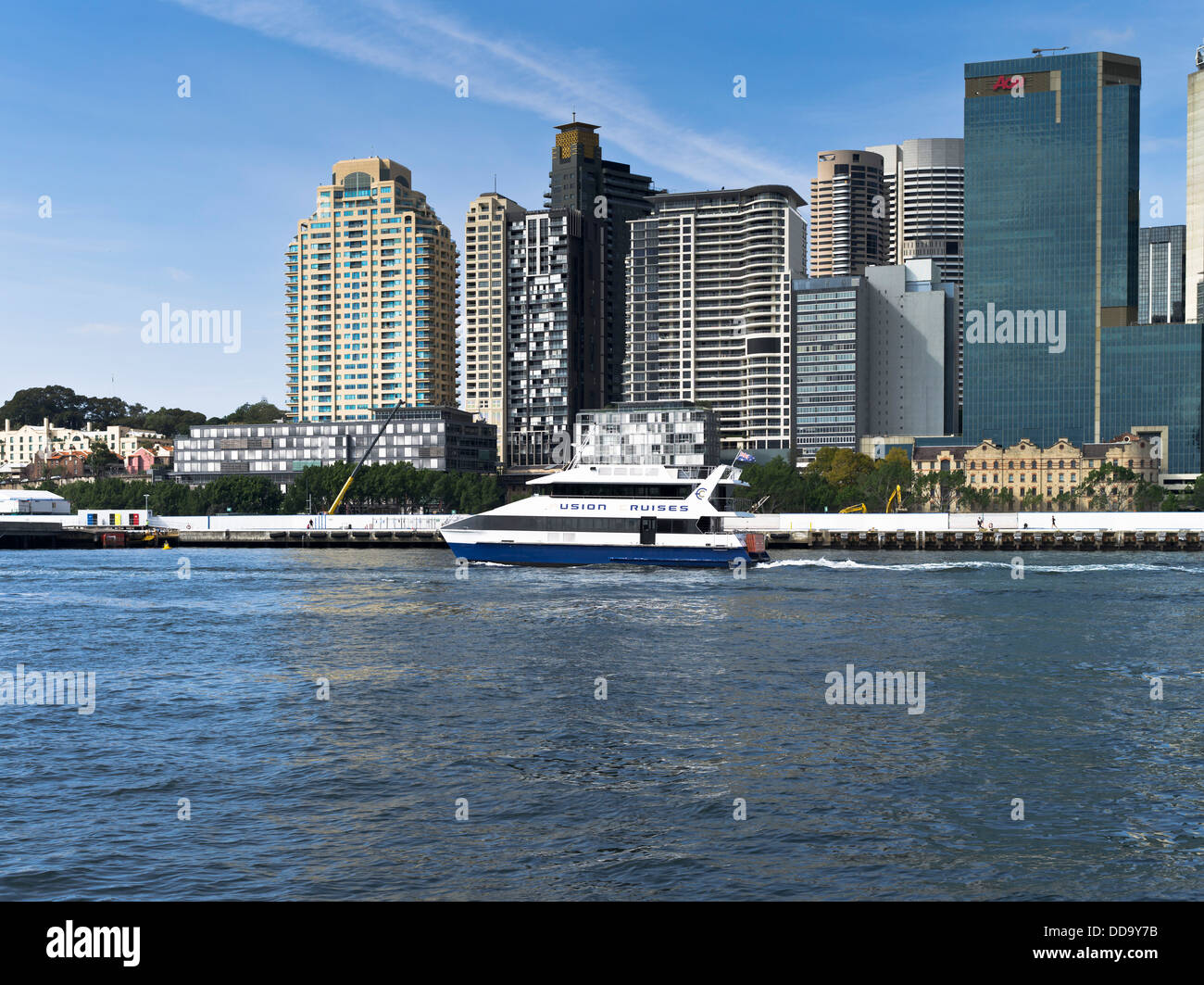 dh Sydney Harbour SYDNEY AUSTRALIA Fusion Cruises Sydney Harbour Boat Cruise Stock Photo