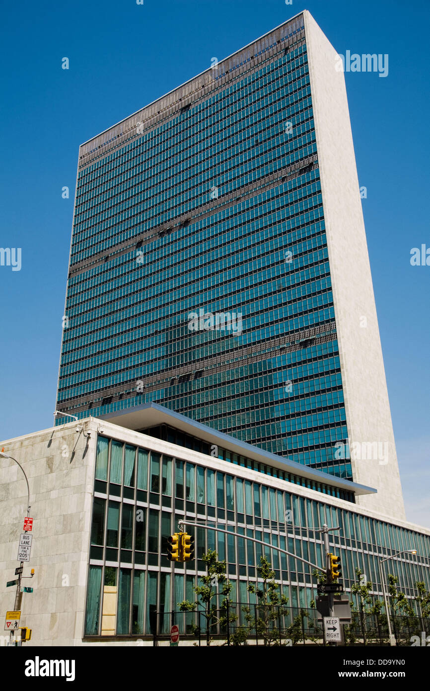 United Nations building, New York City, USA Stock Photo Alamy