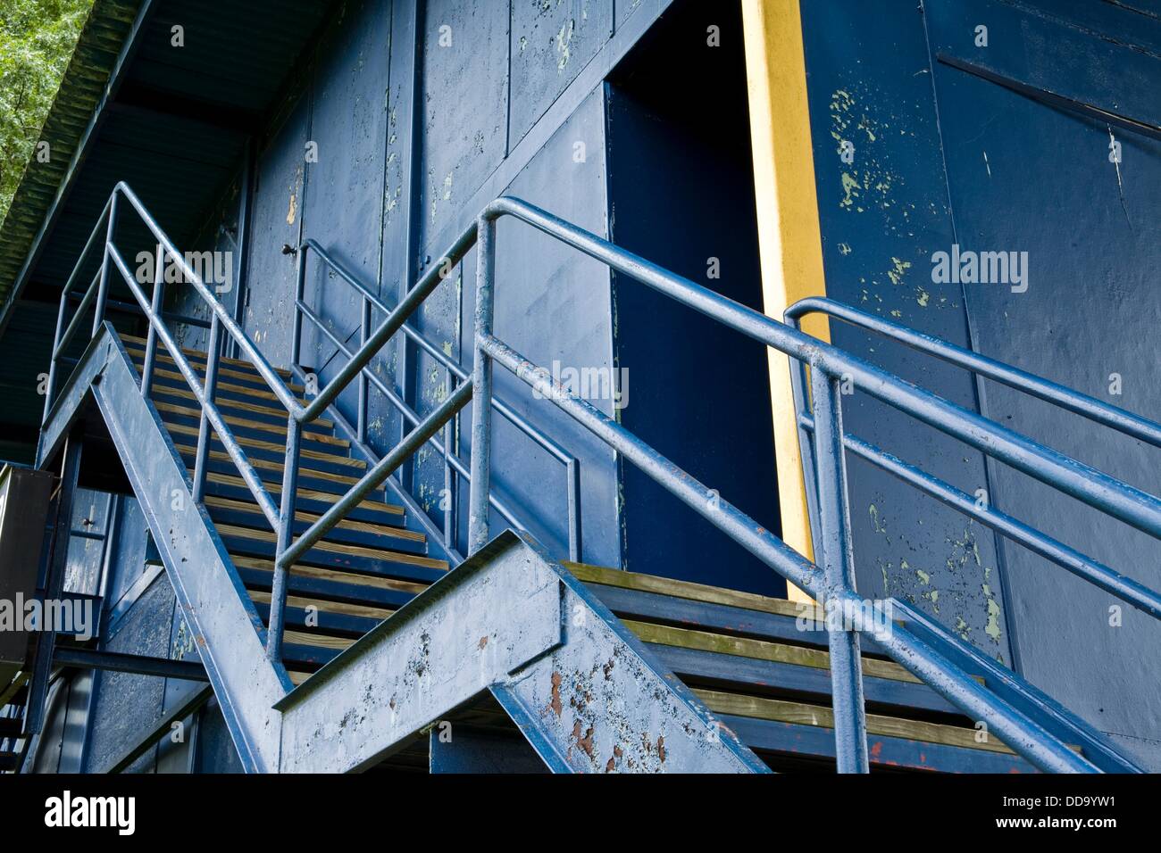 Stairs leading to a doorway Stock Photo Alamy
