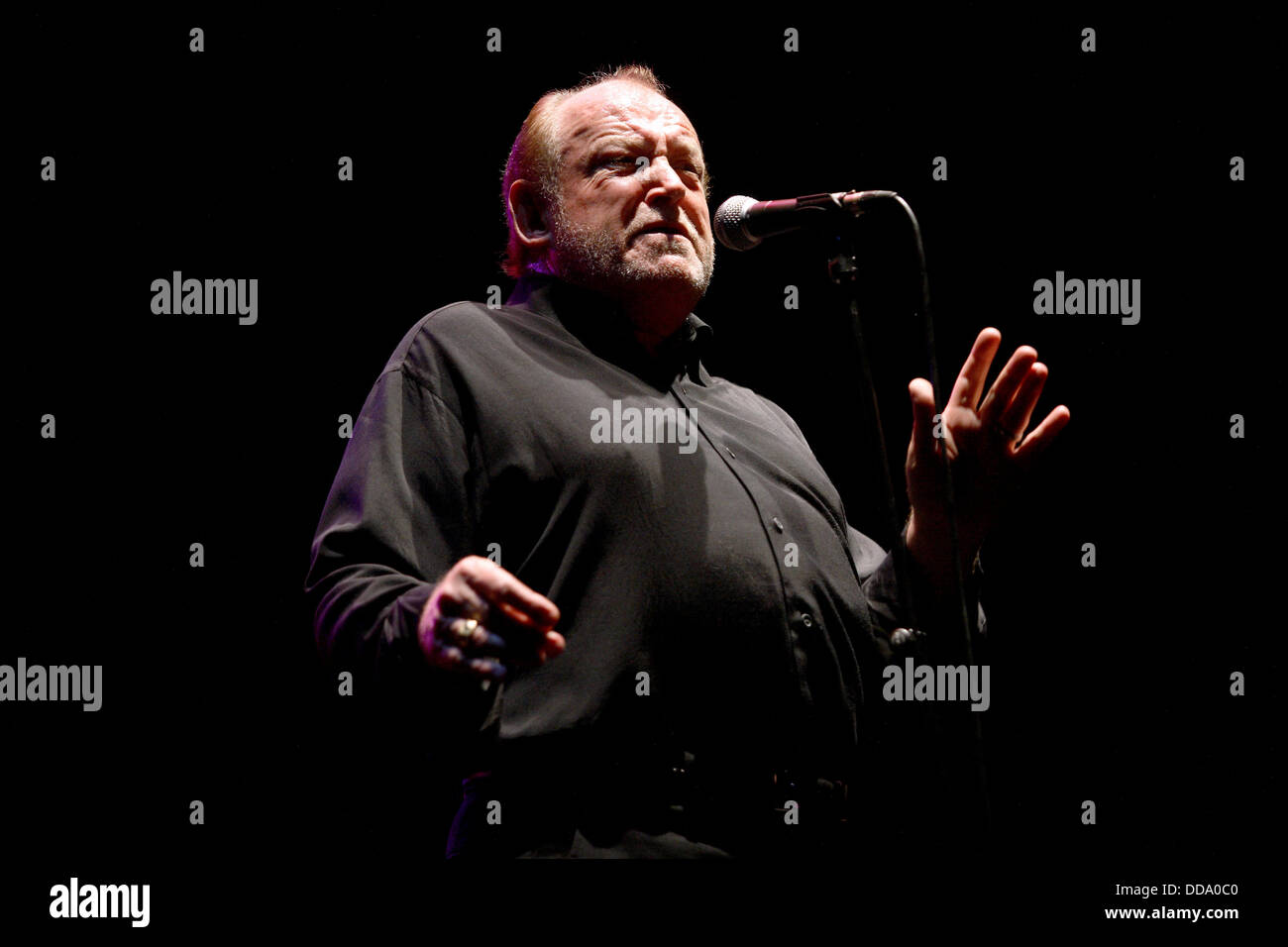 Joe Cocker, English rock/blues singer, during performance at Porta ...