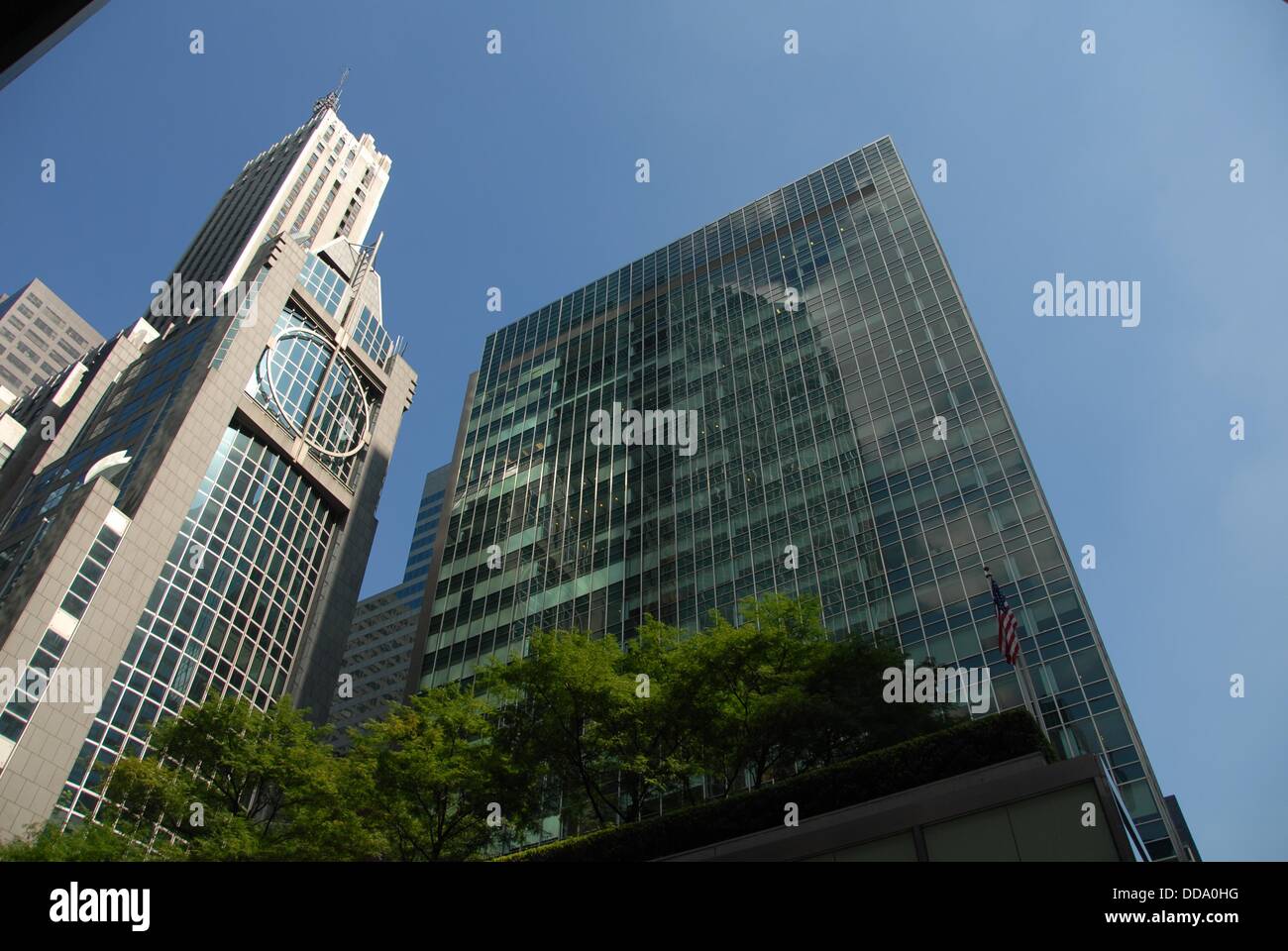 The Lever House. Park Avenue, between 53rd and 54th Streets. The Banco