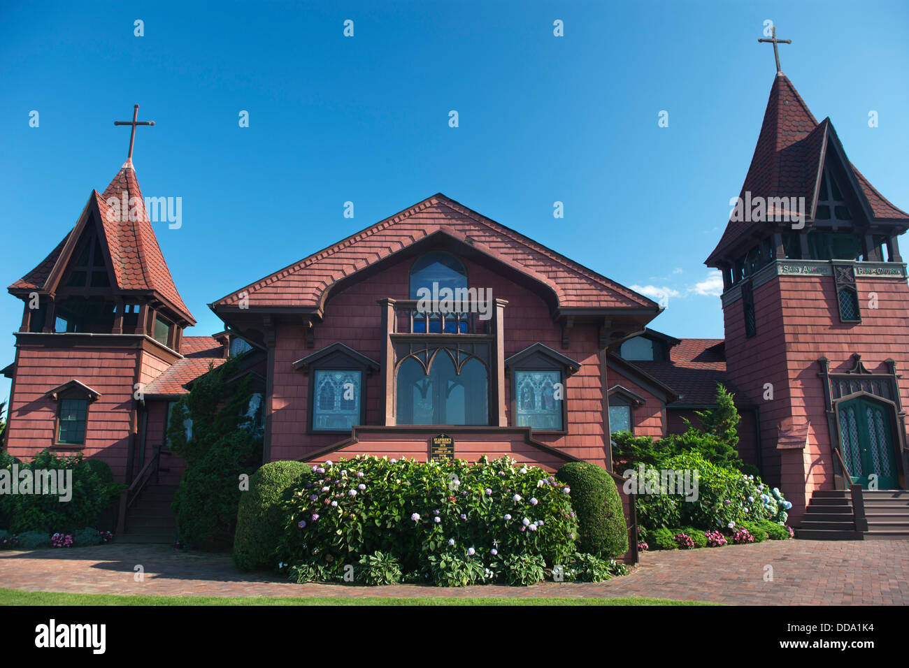 SAINT ANDREWS DUNE CHURCH GIN LANE SOUTHAMPTON LONG ISLAND NEW YORK USA Stock Photo