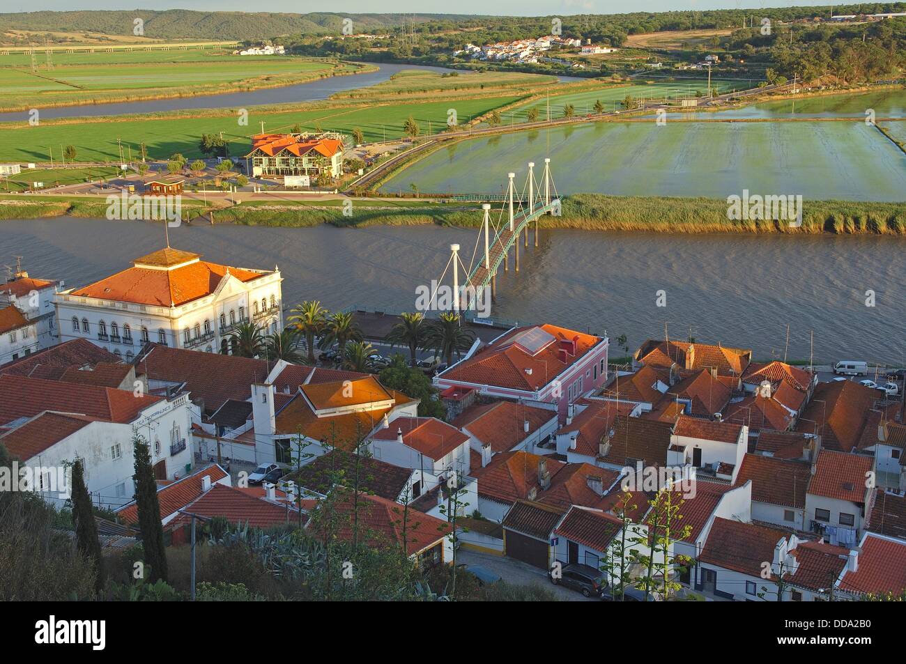 Alcácer do Sal, Sado river, Rice fields, SetubaL district, Alentejo