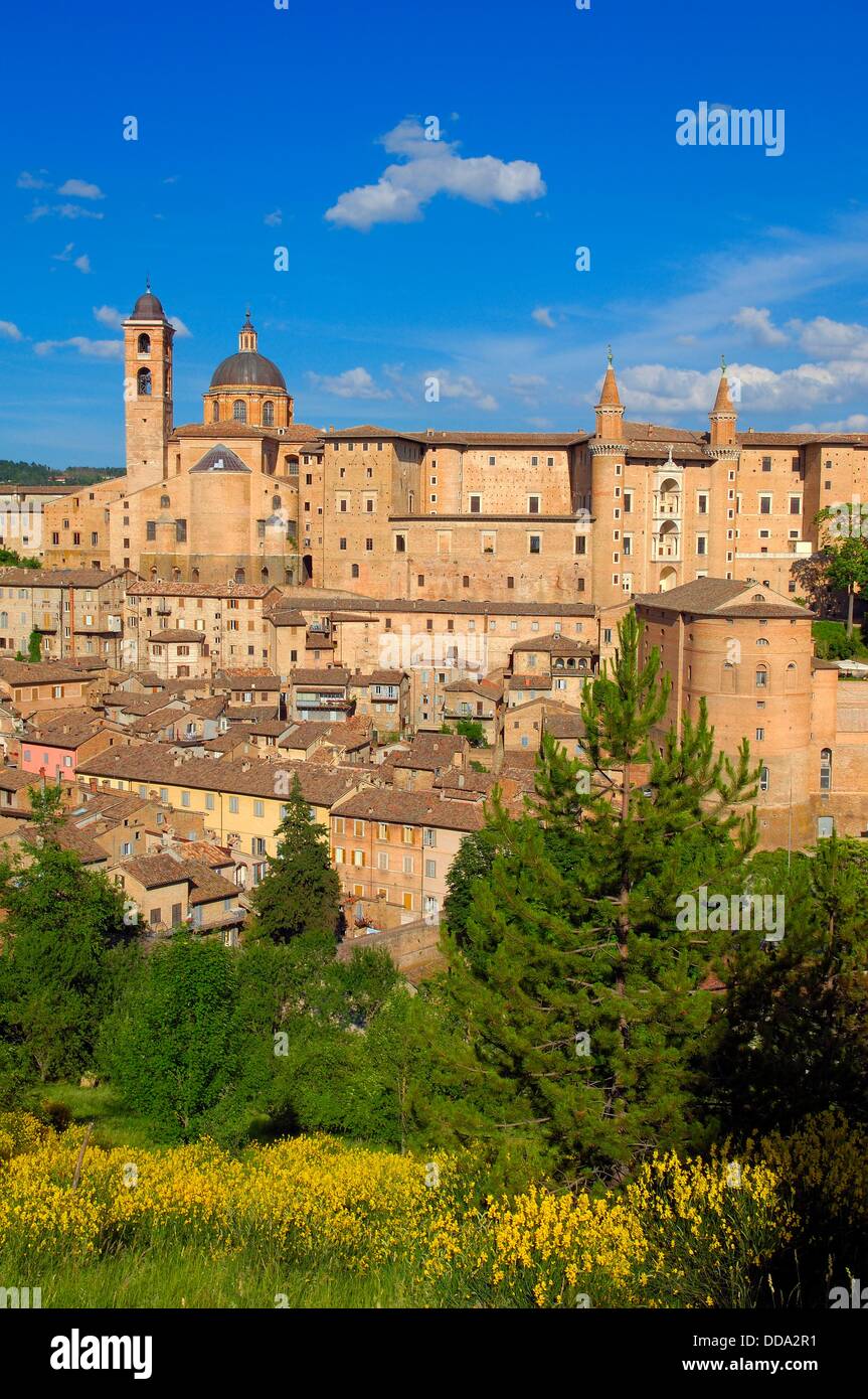 Urbino, Marche, Italy, Europe, UNESCO World Heritage site Stock Photo