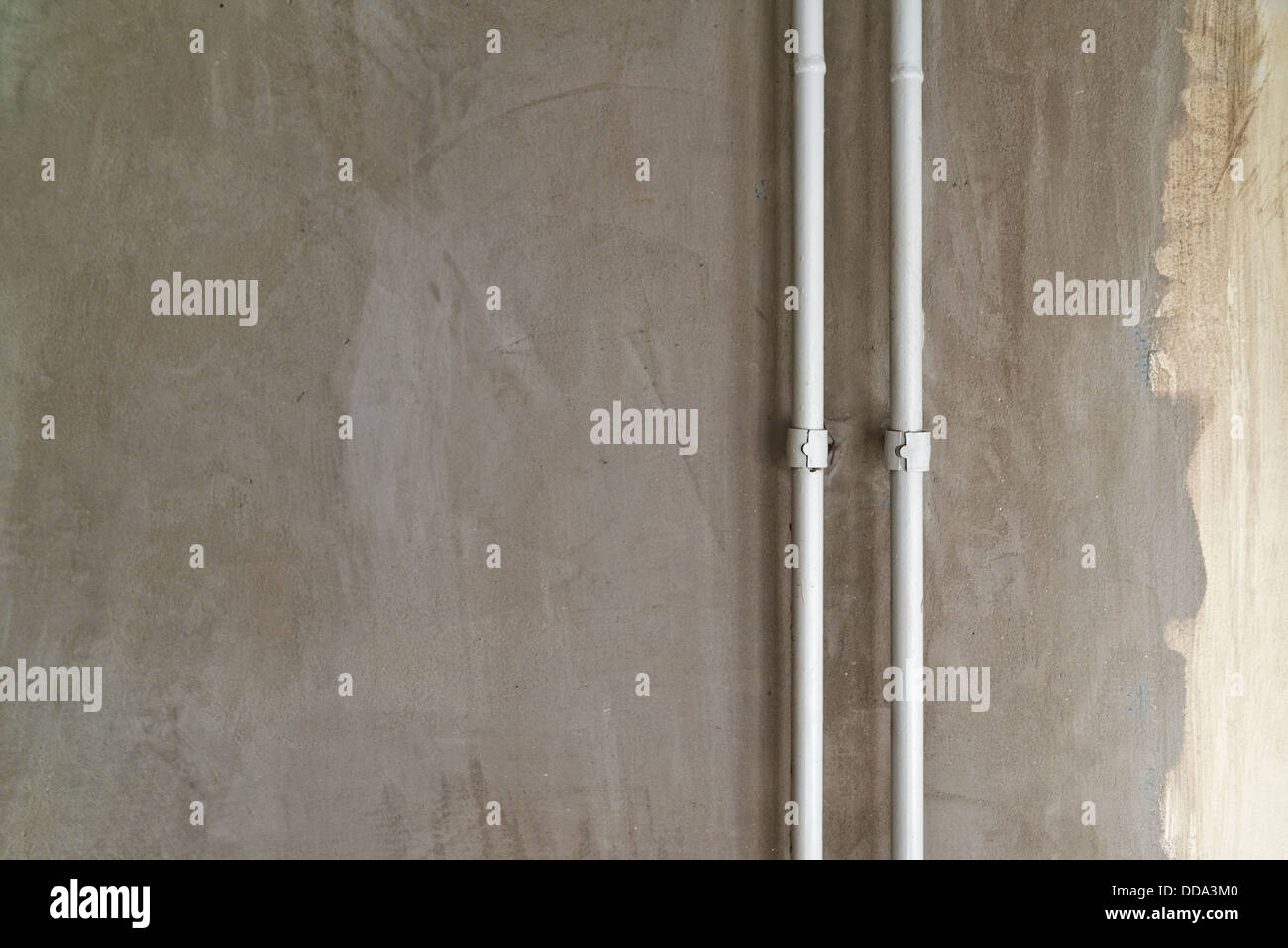 Plaster wall texture as architectural abstract background Stock Photo