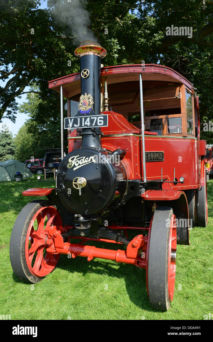 Foden Steam Tractor Built in 1928 VJ 1476 Stock Photo
