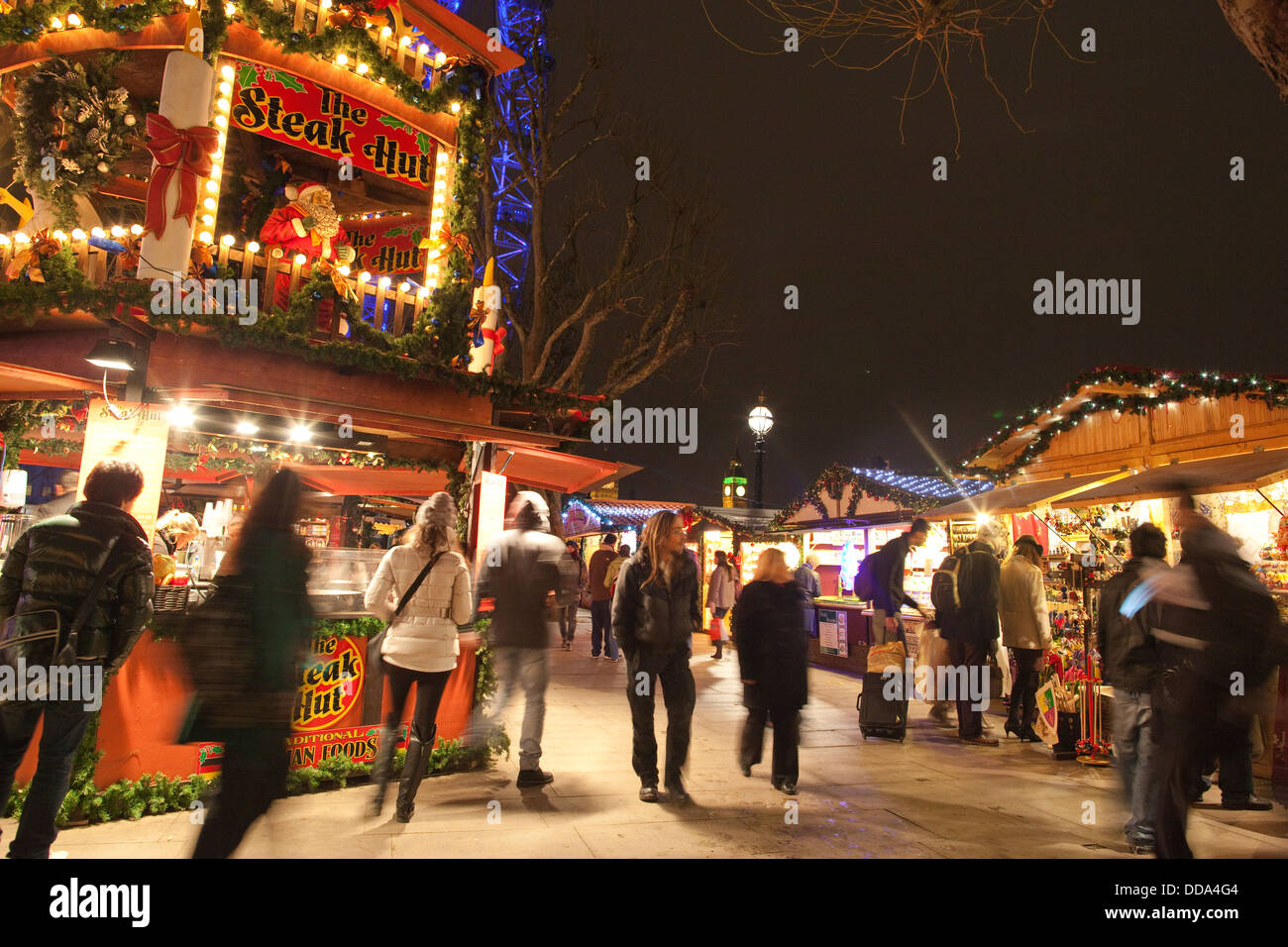London Southbank Christmas Market, Southbank, London, England, UK Stock Photo Alamy