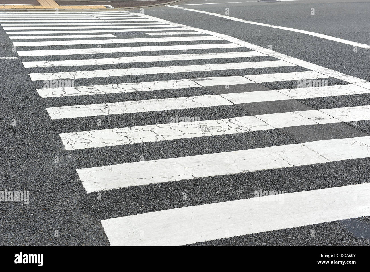 zebra crossing Stock Photo